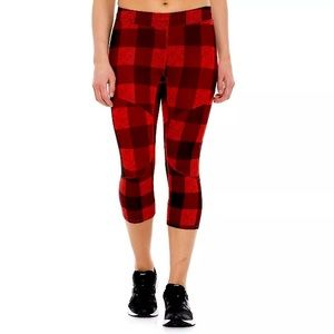 NORTH FACE Capri Legging❤️ Plaid Lumberjack Small